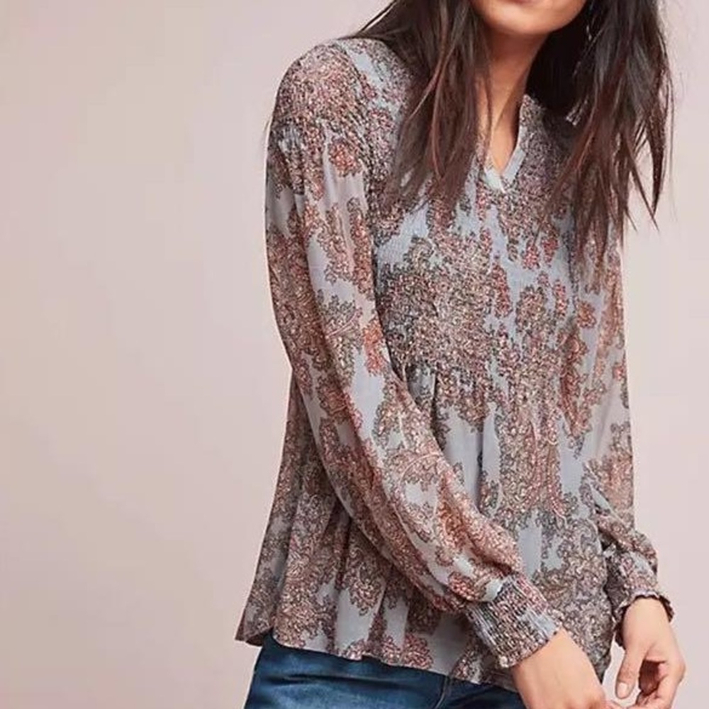 Anthropologie - Akemi + Kin Ruched blouse